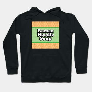 Instant Ramen Noodle Soup Packet Green Hoodie